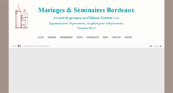 Desktop Screenshot of chateausentout.com